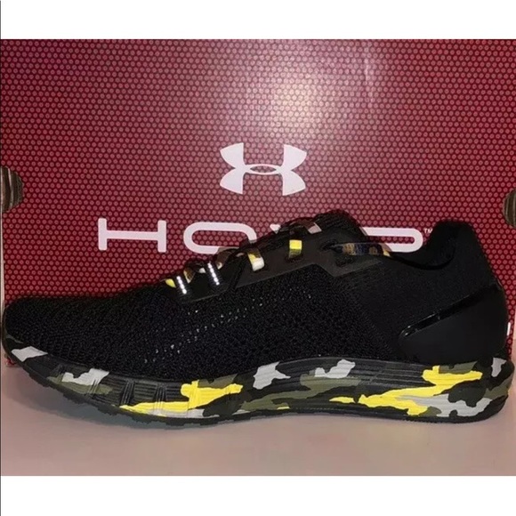 New Men’s Under Armour HOVR Sonic 2 Camo Black - Picture 2 of 7